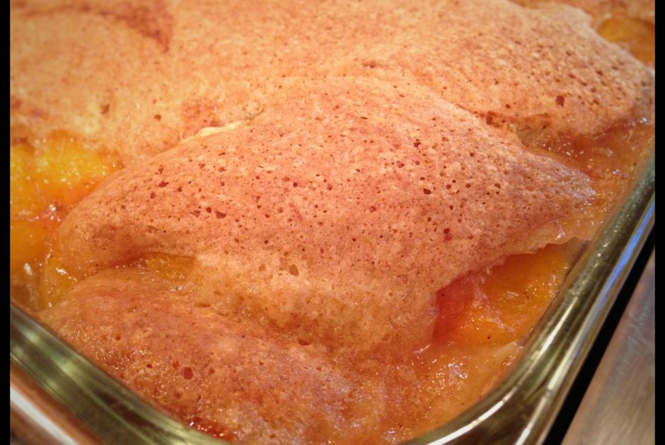 peach cobbler