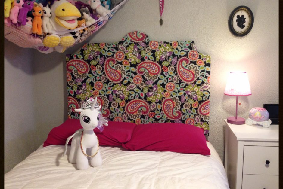 DIY Fabric Headboard