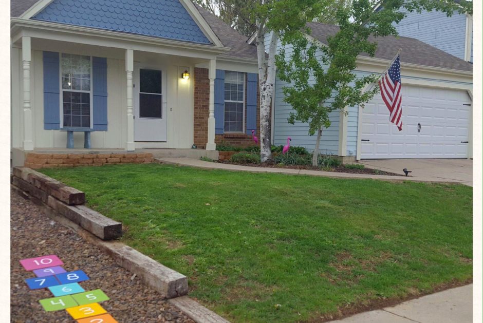Paver Hopscotch
