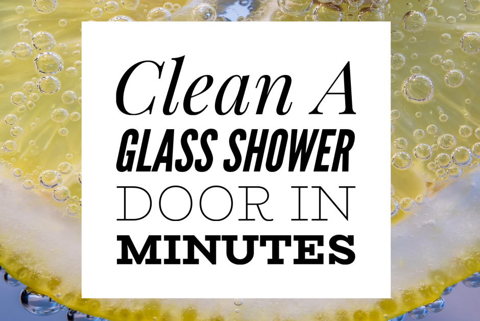 Clean A Shower with Lemon