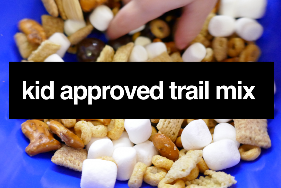 kid approved trail mix