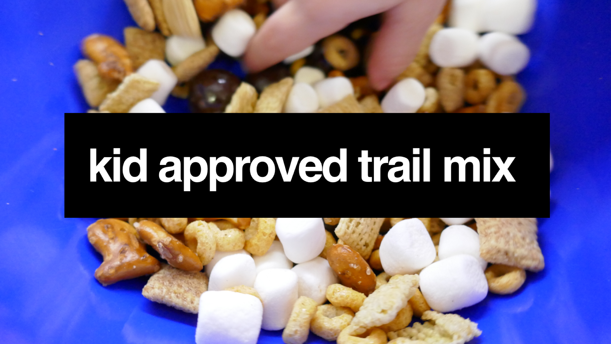 kid approved trail mix