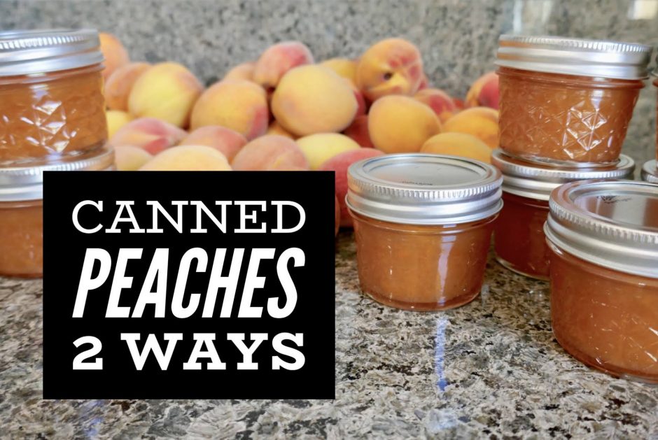 Canned Peaches