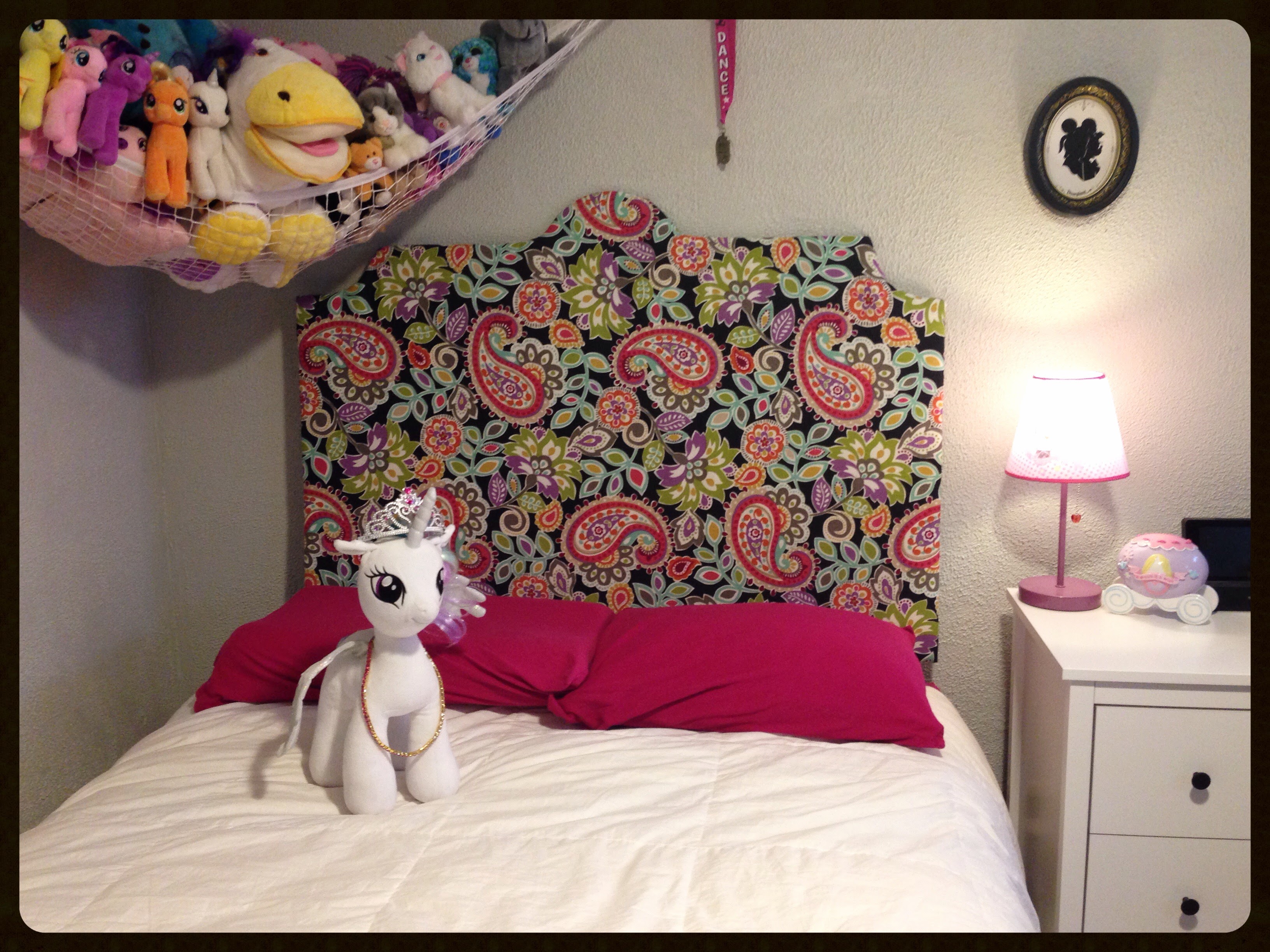 DIY Fabric Headboard