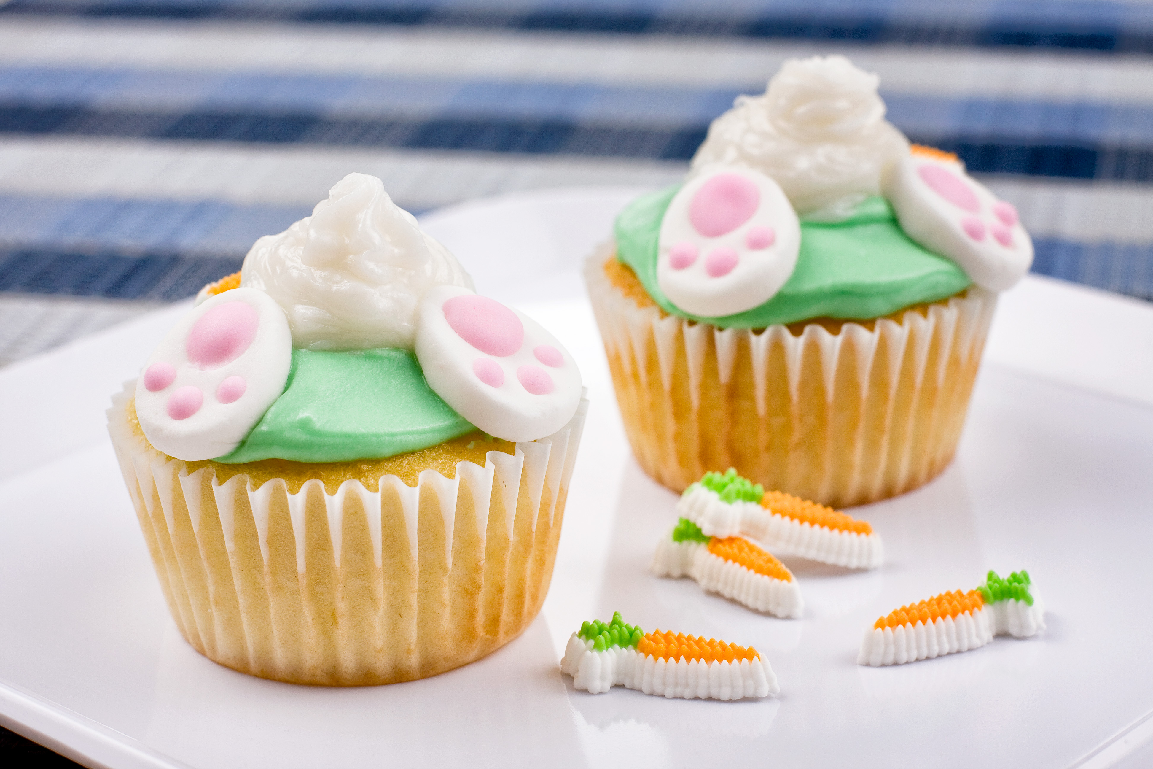 Bunny Tail Cupcakes