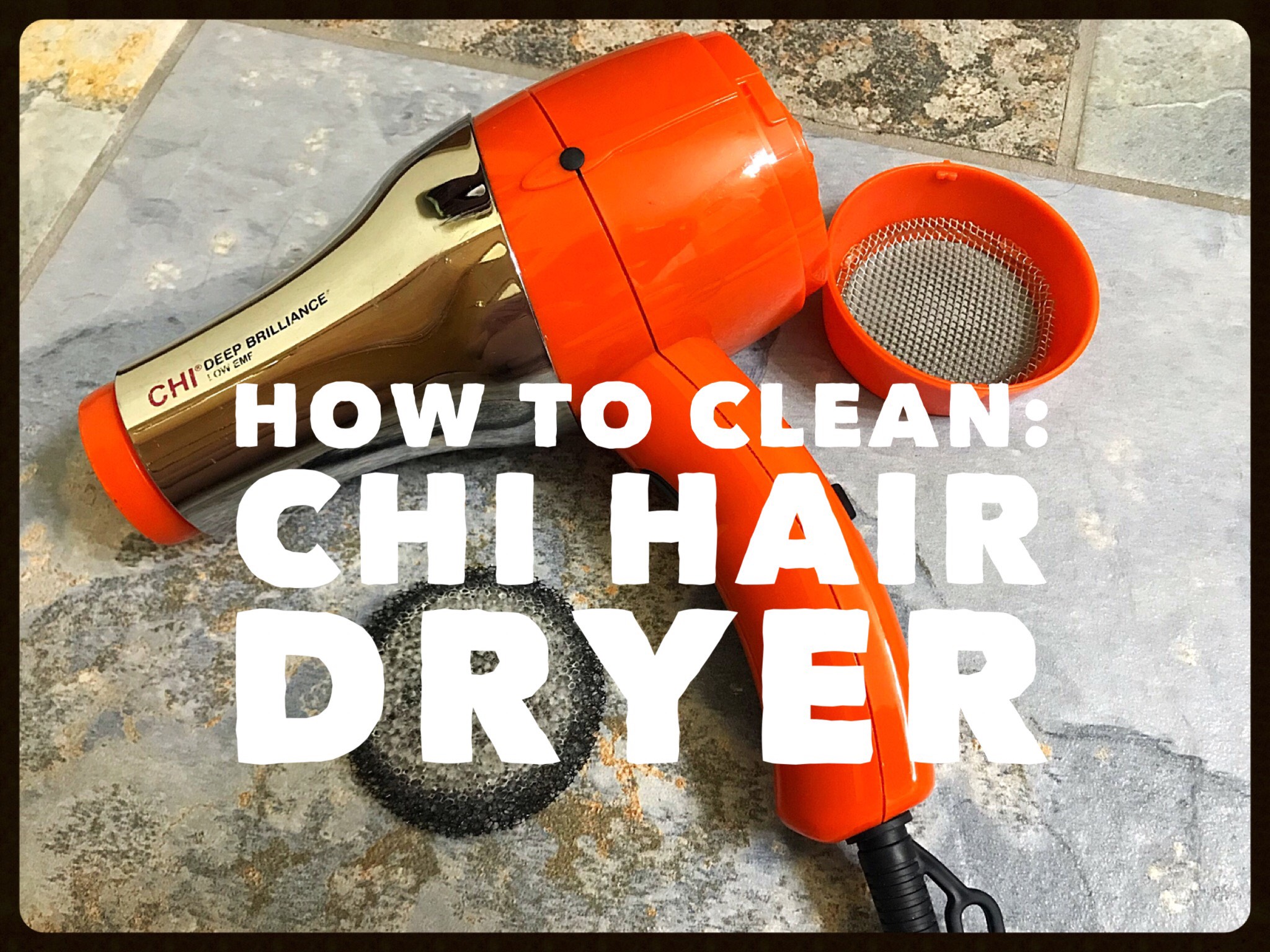 Chi deep brilliance 2024 orange hair dryer