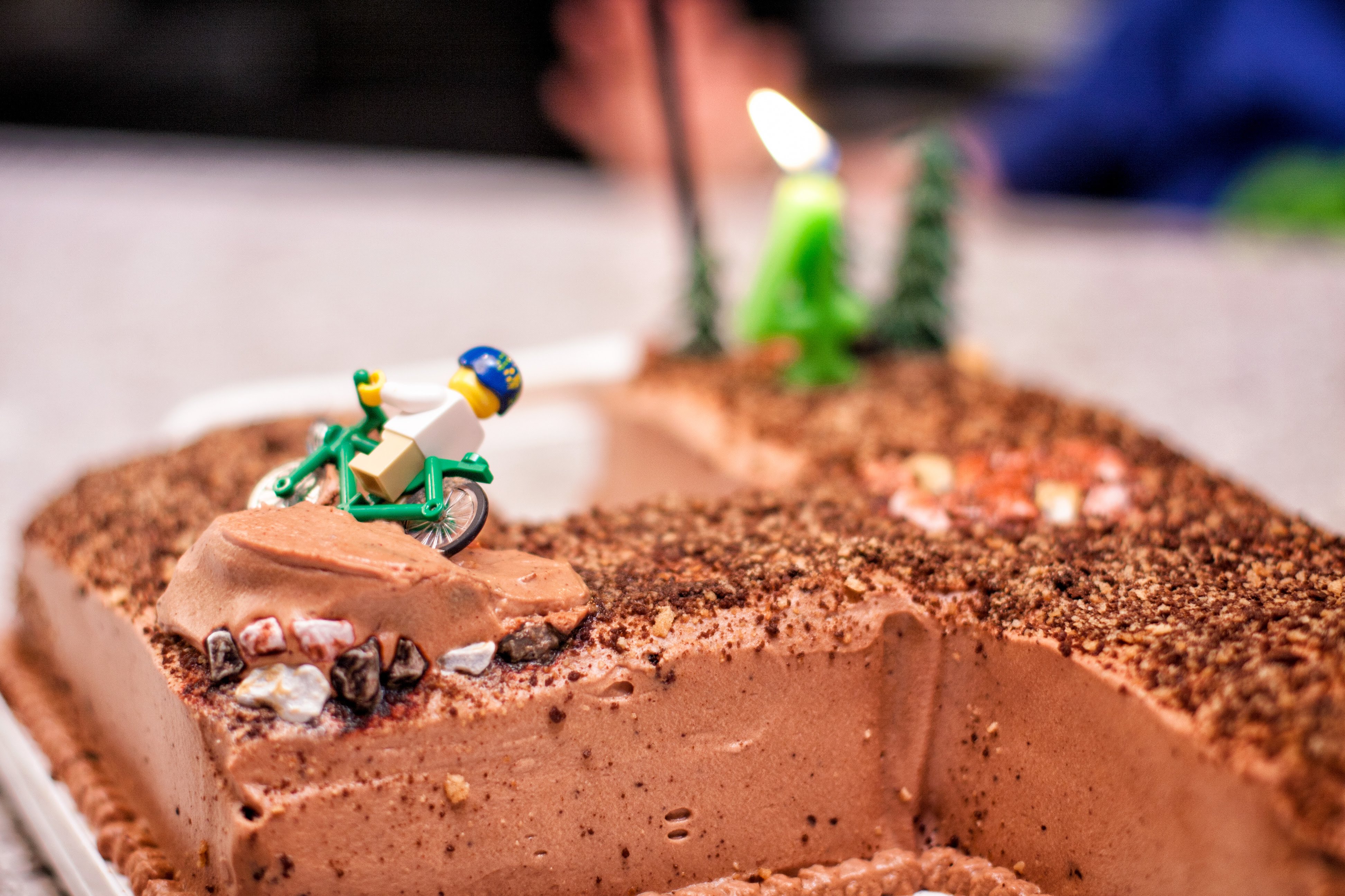 Mountain Bike Birthday Cake