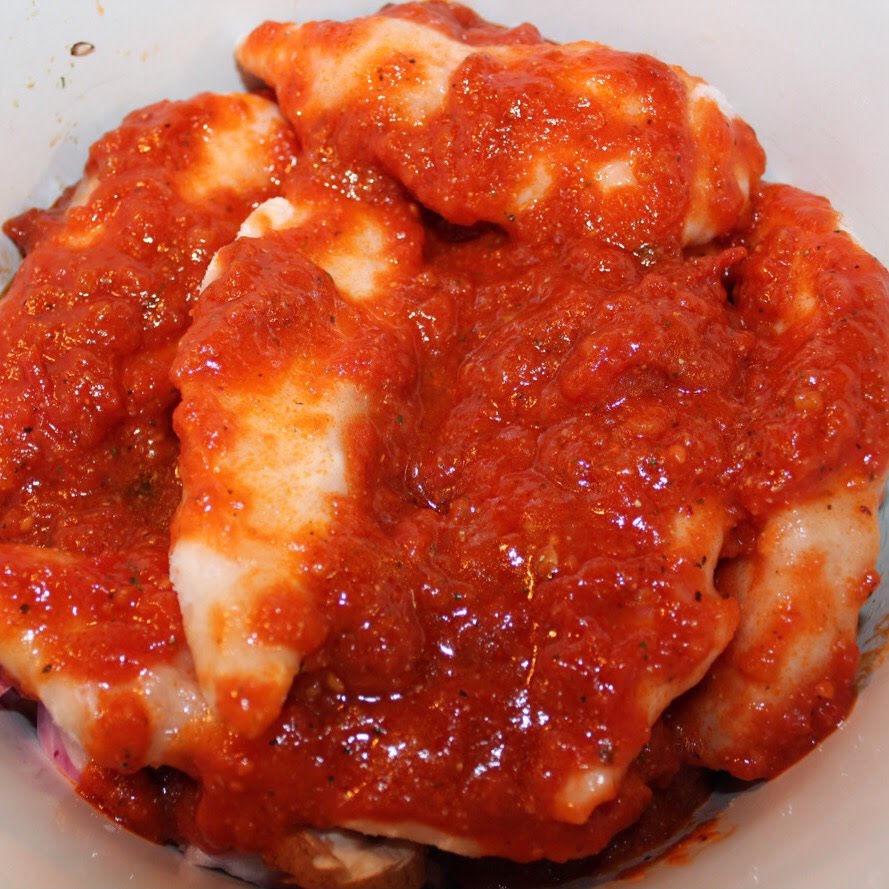 Crockpot Chicken Cacciatore