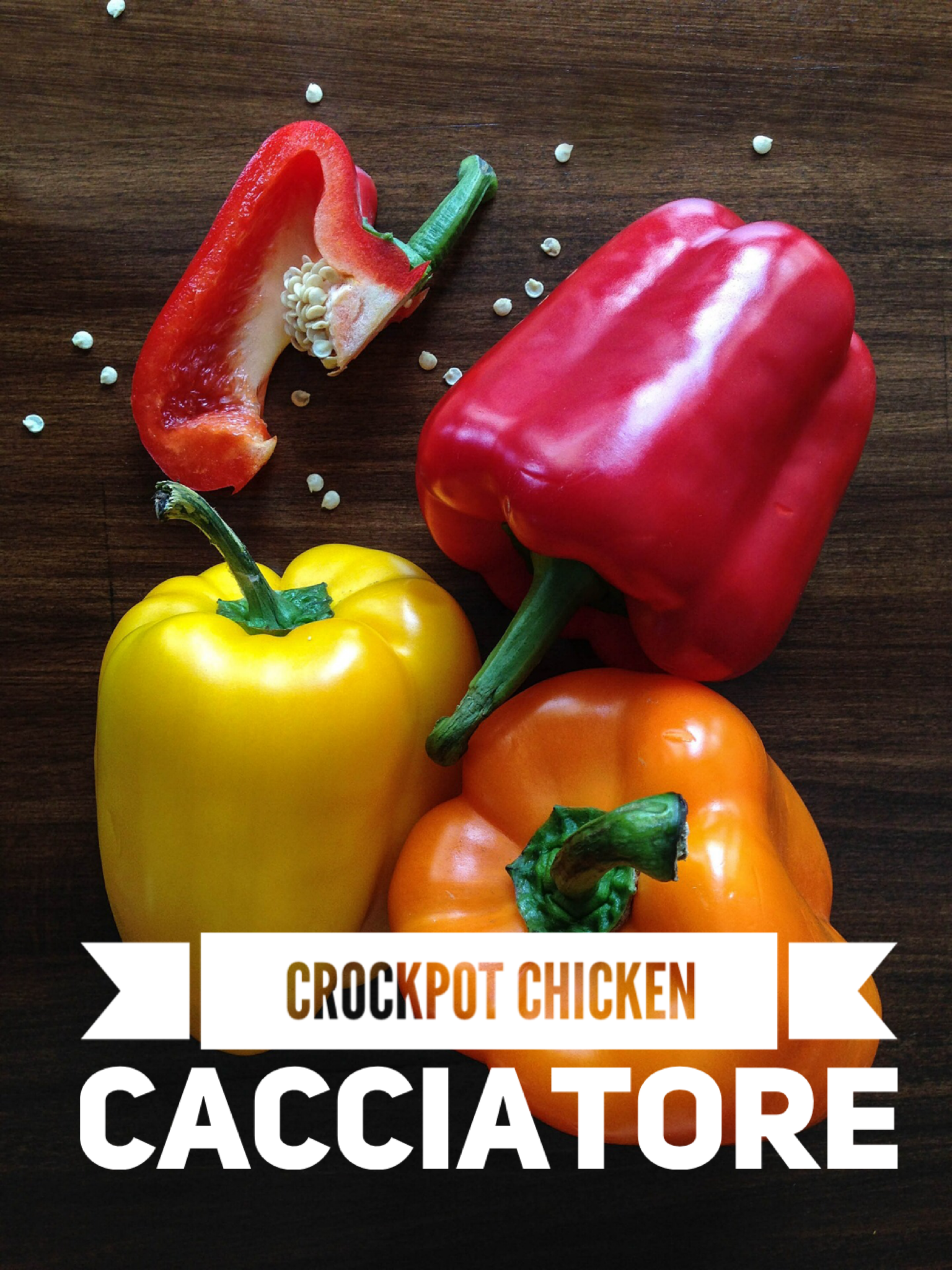 Crockpot Chicken Cacciatore