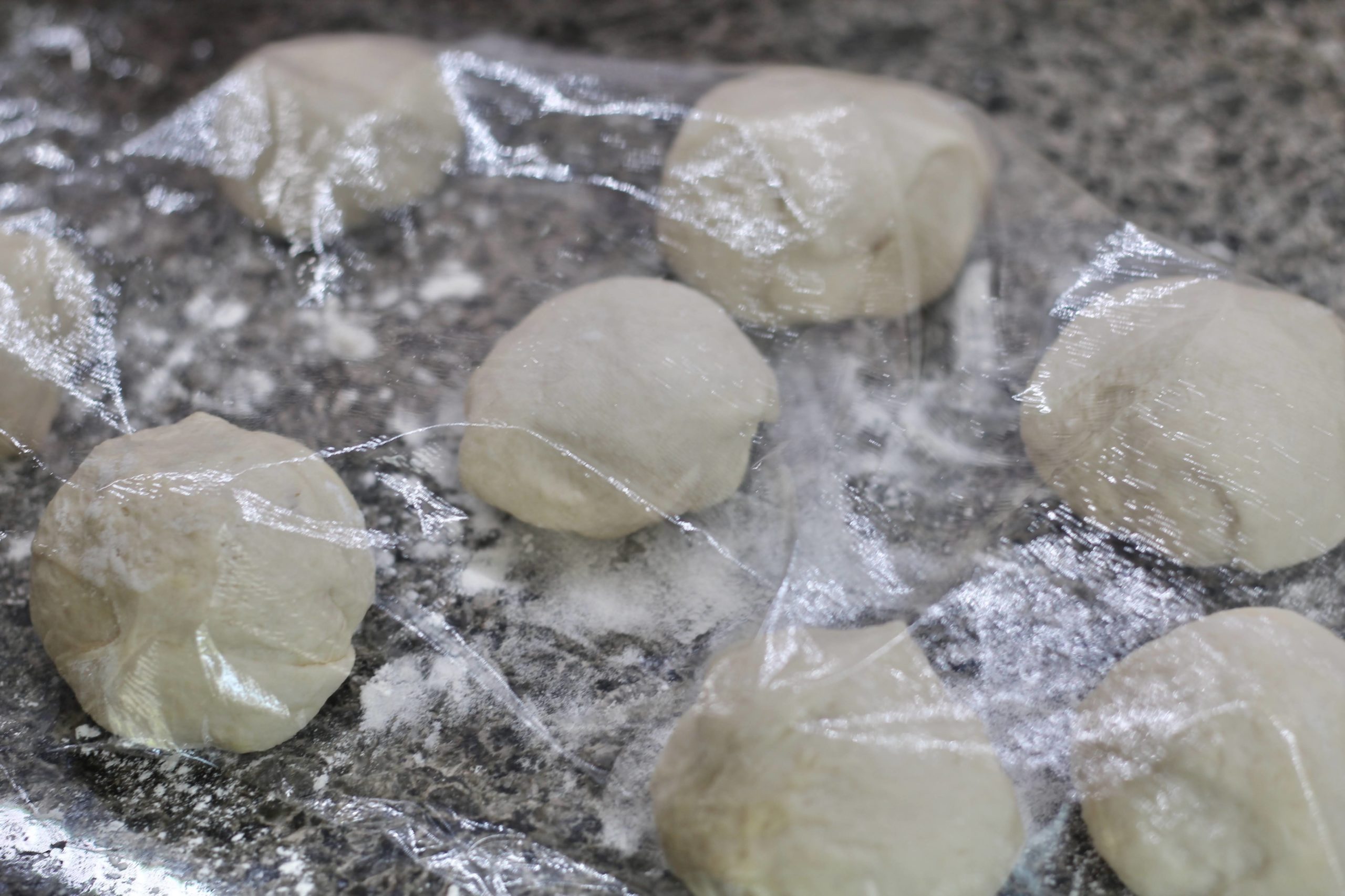 pita dough balls